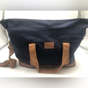 CORONA large cotton canvas crossbody bag